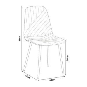 Grupo de comedor Hemnes de 5 piezas [en.casa]