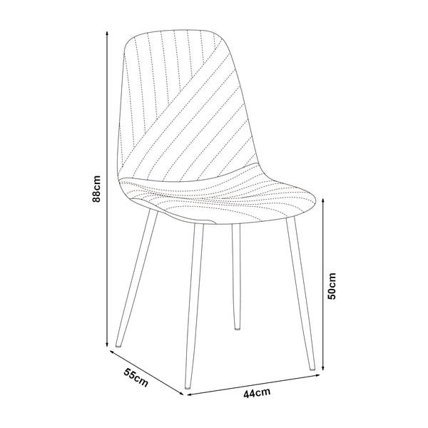 Grupo de comedor Hemnes de 5 piezas [en.casa]