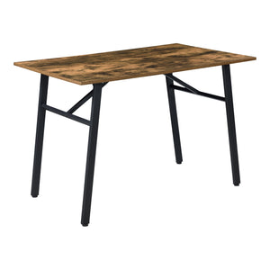 Mesa de comedor Flatanger 110x70x75cm para 4 personas Tono de madera oscura [en.casa]