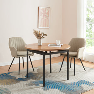 Mesa de comedor Hemnes roble - aspecto en varios tamaños [en.casa] - premiumXL