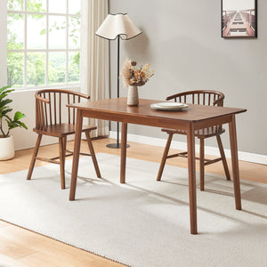 Mesa de comedor Klijori madera [en.casa]