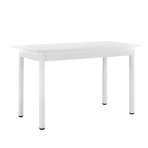 Grupo de comedor Horten 5 piezas Mesa 120x60 cm Blanco [en.casa]