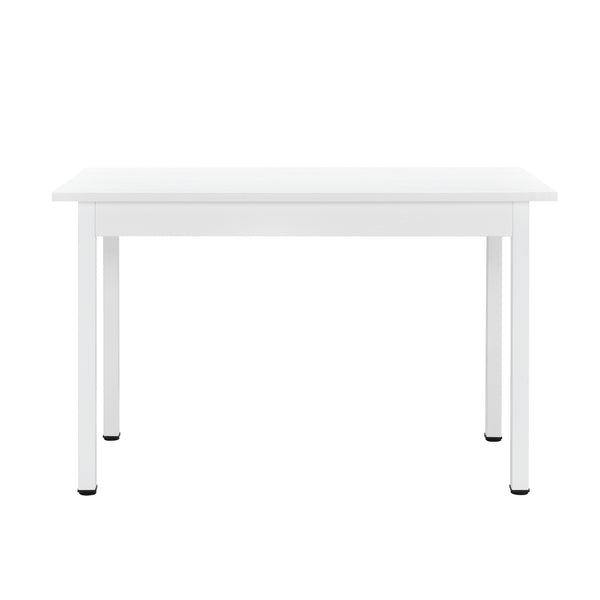 Grupo de comedor Horten 5 piezas Mesa 120x60 cm Blanco [en.casa]
