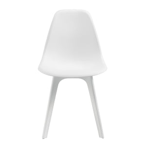 Grupo de comedor Horten 5 piezas Mesa 120x60 cm Blanco [en.casa]