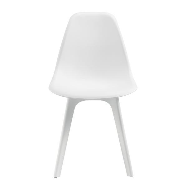 Grupo de comedor Horten 5 piezas Mesa 120x60 cm Blanco [en.casa]