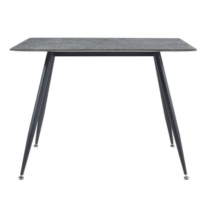 Mesa de comedor Fitjar con aspecto de hormigón en varios tamaños [en.casa]