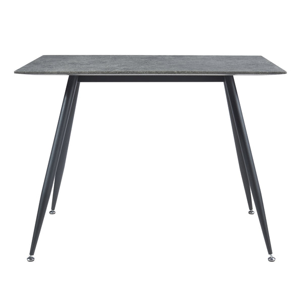 Mesa de comedor Fitjar con aspecto de hormigón en varios tamaños [en.casa]