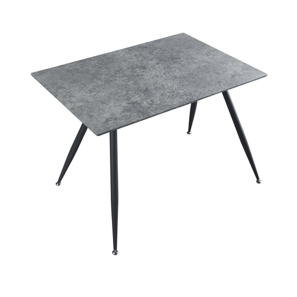 Mesa de comedor Fitjar con aspecto de hormigón en varios tamaños [en.casa]