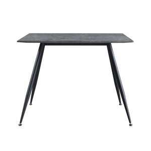 Mesa de comedor Fitjar con aspecto de hormigón en varios tamaños [en.casa]