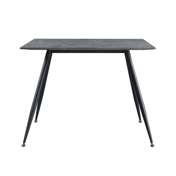 Mesa de comedor Fitjar con aspecto de hormigón en varios tamaños [en.casa]