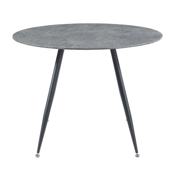 Mesa de comedor Fitjar con aspecto de hormigón en varios tamaños [en.casa]
