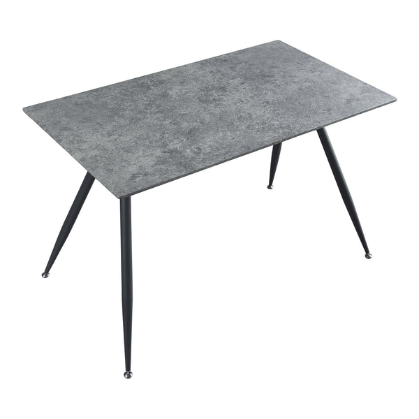 Mesa de comedor Fitjar con aspecto de hormigón en varios tamaños [en.casa]