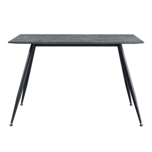 Mesa de comedor Fitjar con aspecto de hormigón en varios tamaños [en.casa]