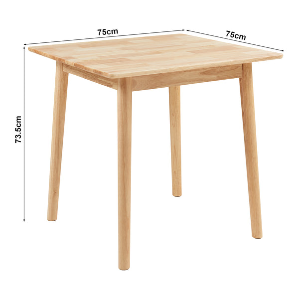 Mesa de comedor Klijori madera [en.casa]
