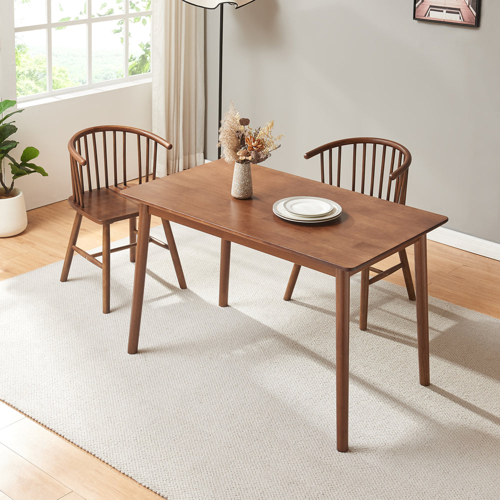 Mesa de comedor Klijori madera [en.casa]