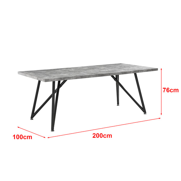 Mesa de comedor Sävsjö 200x100x76cm varios colores en.casa