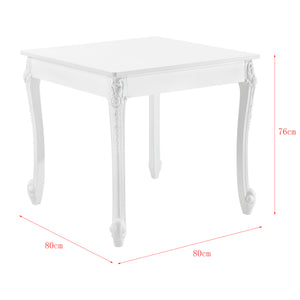 Mesa de comedor Lüneburg en varios tamaños Blanco en.casa