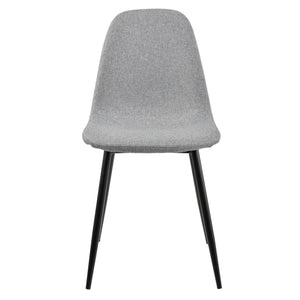 Grupo de comedor Vihti (Juego de 5 piezas) 120x70 cm Gris [en.casa]