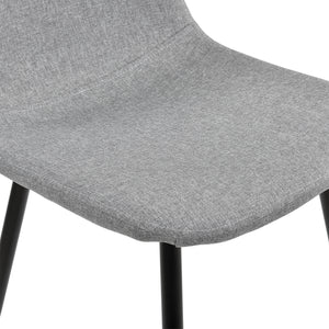 Grupo de comedor Vihti (Juego de 5 piezas) 120x70 cm Gris [en.casa]