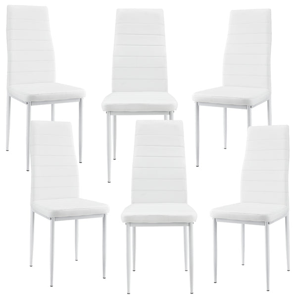 Grupo de comedor Bjerkvik (Set, 7 piezas) 140x60 cm en varios colores [en.casa]
