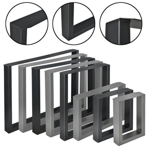 Estructura de mesa Makers juego de 2 acero [en.casa]