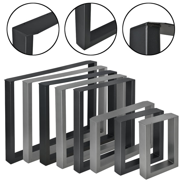 Estructura de mesa Makers juego de 2 acero [en.casa]