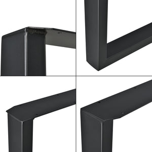 Estructura de mesa Makers juego de 2 acero [en.casa]