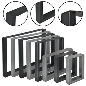 Estructura de mesa Makers juego de 2 acero [en.casa]