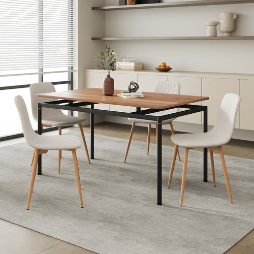 Grupo de comedor Hemnes de 5 piezas [en.casa]