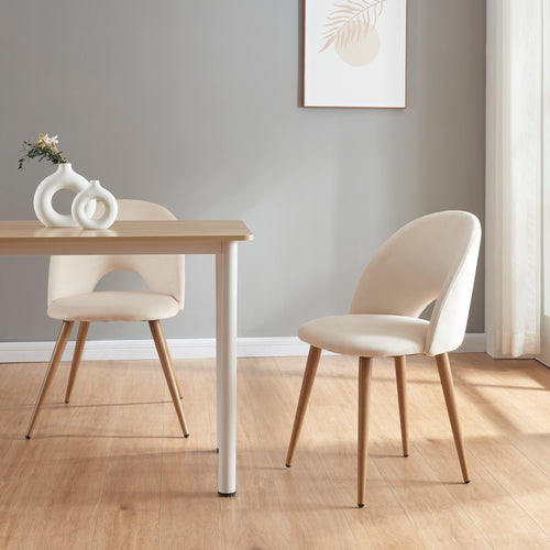 Juego de sillas de comedor Karijoki 77x50x55 cm [en.casa]