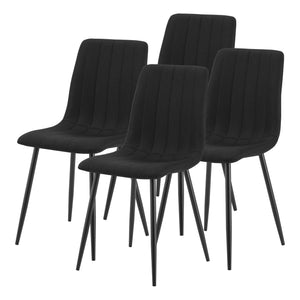 Silla de comedor Elsern juego de 4 [en.casa]