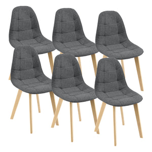 Silla de comedor Kopparberg juego de 6 uds. varios colores en.casa - premiumXL
