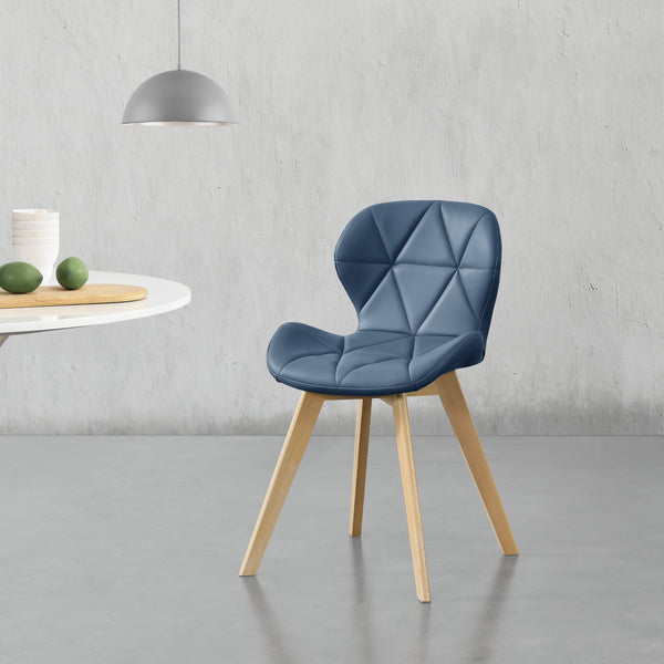 Silla de comedor Älmhult juego de 6 unidades 78x47x52 cm cuero sintético varios colores [en.casa]