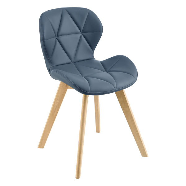 Silla de comedor Älmhult juego de 6 unidades 78x47x52 cm cuero sintético varios colores [en.casa]