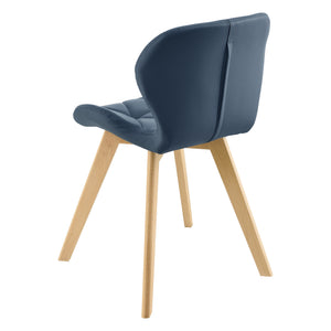 Silla de comedor Älmhult juego de 6 unidades 78x47x52 cm cuero sintético varios colores [en.casa]