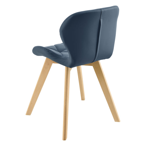 Silla de comedor Älmhult juego de 6 unidades 78x47x52 cm cuero sintético varios colores [en.casa]