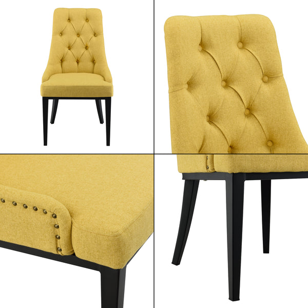 Silla de comedor Chester 100x53x60 cm [en.casa]