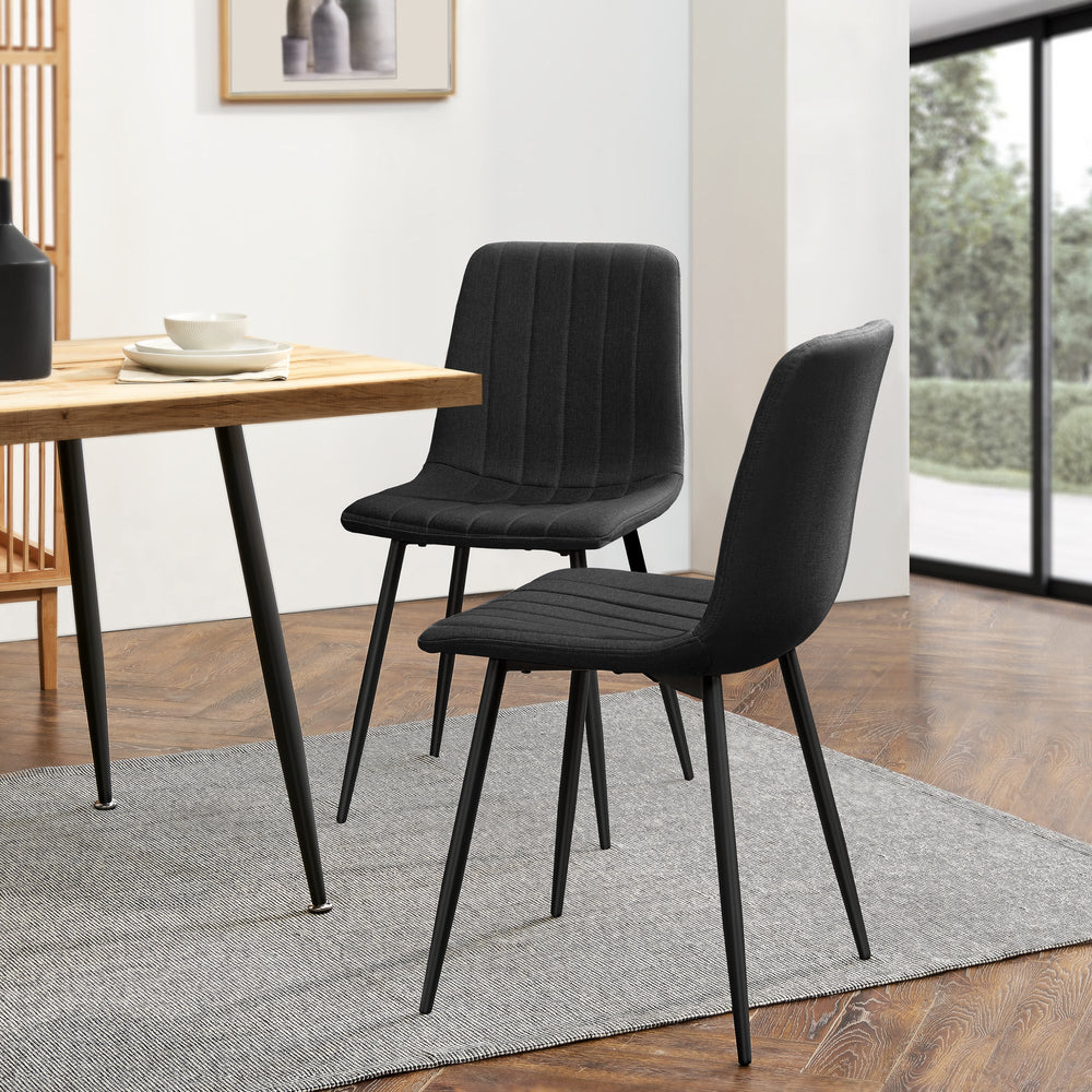 Silla de comedor Elsern juego de 2 en varios colores [en.casa] - premiumXL