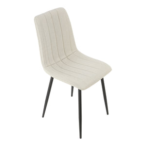 Silla de comedor Elsern juego de 4 [en.casa]