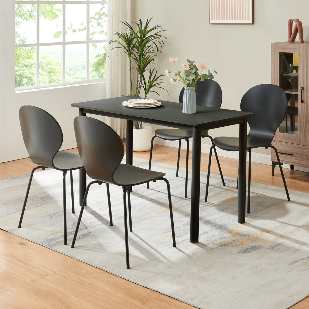 Silla de comedor Etne juego de 4 [en.casa]