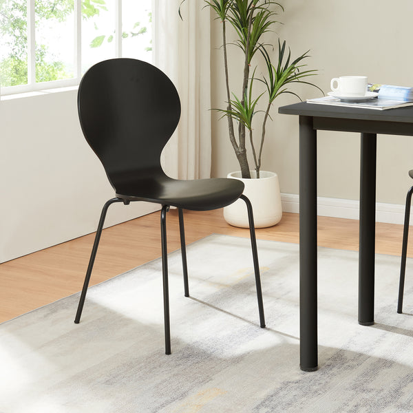 Silla de comedor Etne juego de 4 [en.casa]
