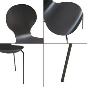Silla de comedor Etne juego de 4 [en.casa]