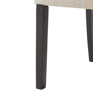 Conjunto de sillas de comedor Hamburgo textil [en.casa]
