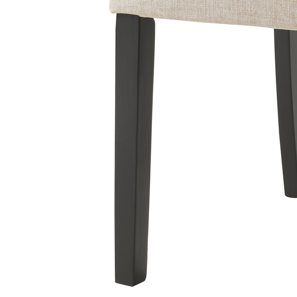 Conjunto de sillas de comedor Hamburgo textil [en.casa]