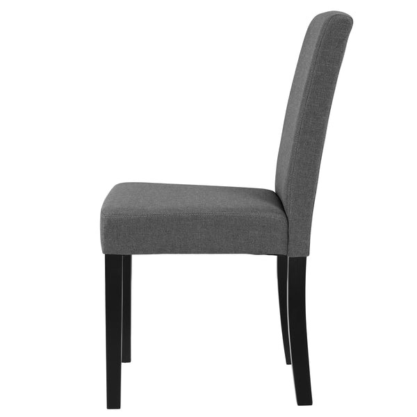 Conjunto de sillas de comedor Hamburgo textil [en.casa]