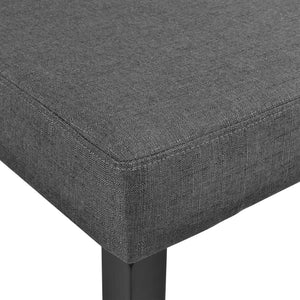Conjunto de sillas de comedor Hamburgo textil [en.casa]