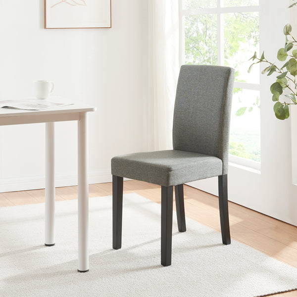 Conjunto de sillas de comedor Hamburgo textil [en.casa]