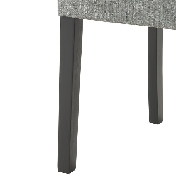 Conjunto de sillas de comedor Hamburgo textil [en.casa]
