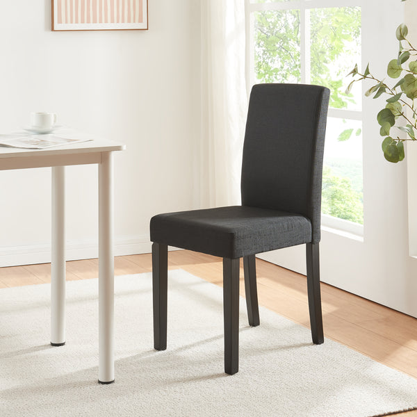 Conjunto de sillas de comedor Hamburgo textil [en.casa]