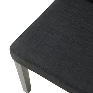 Conjunto de sillas de comedor Hamburgo textil [en.casa]
